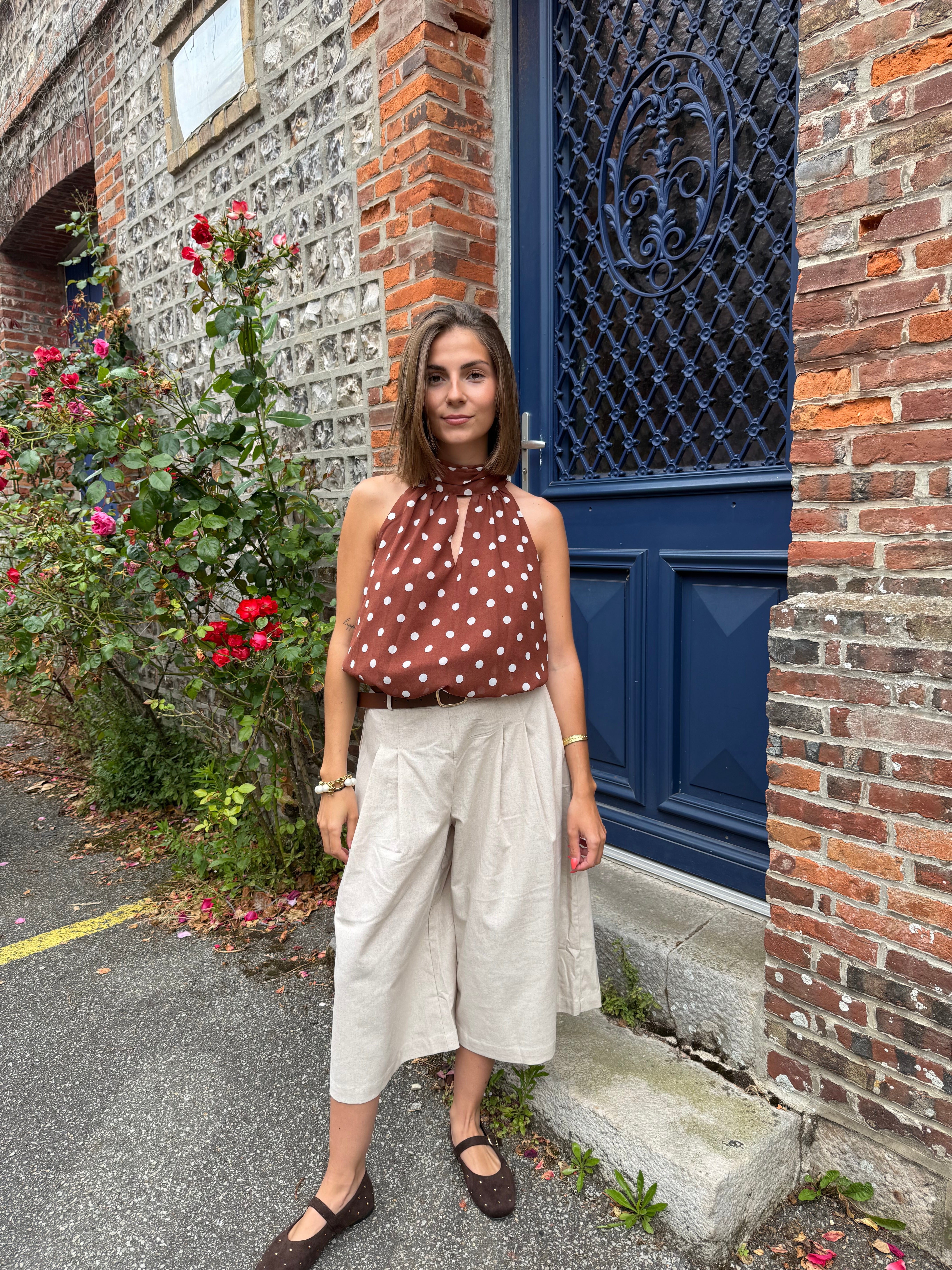 Top à pois