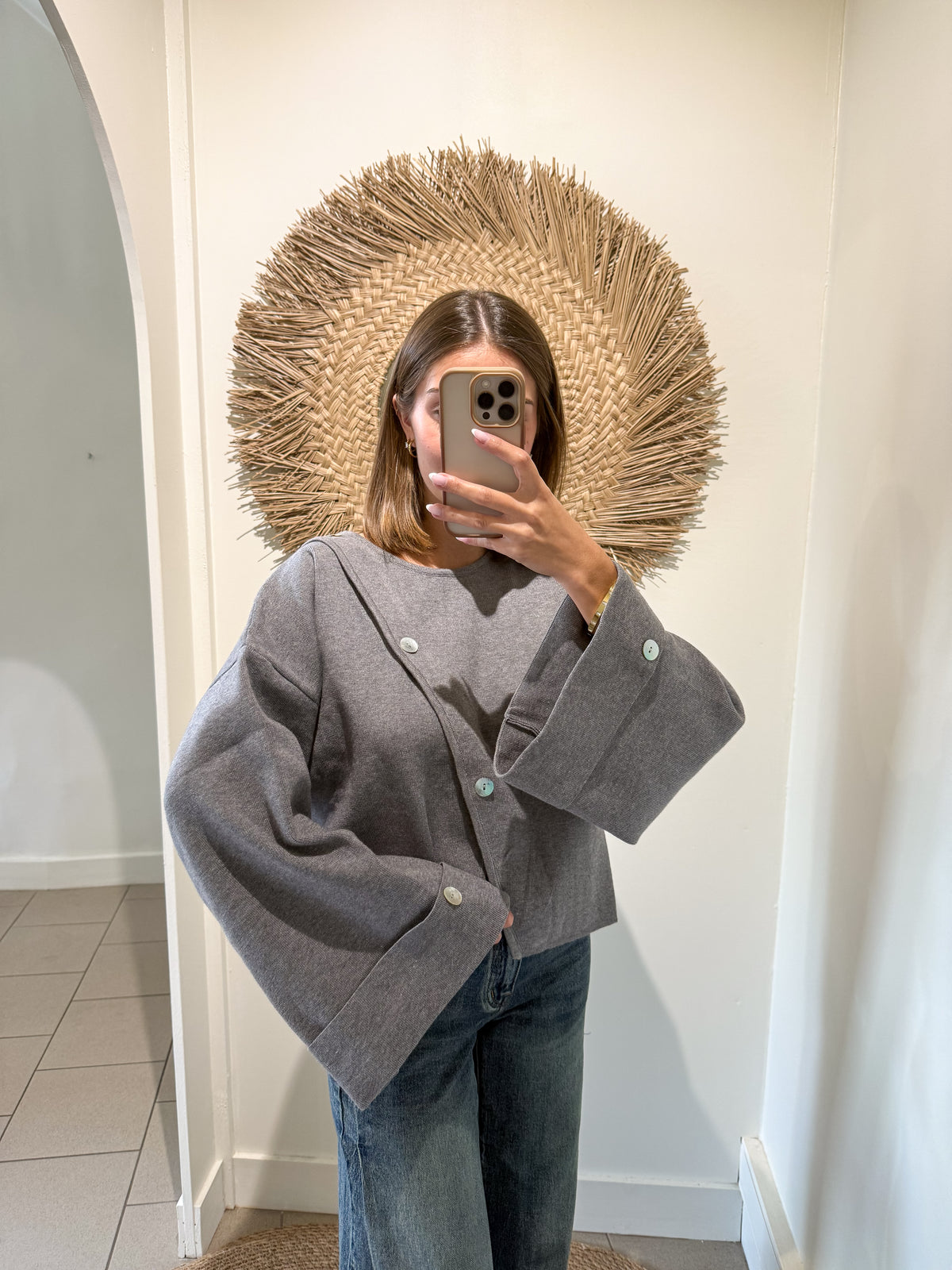Gilet gris