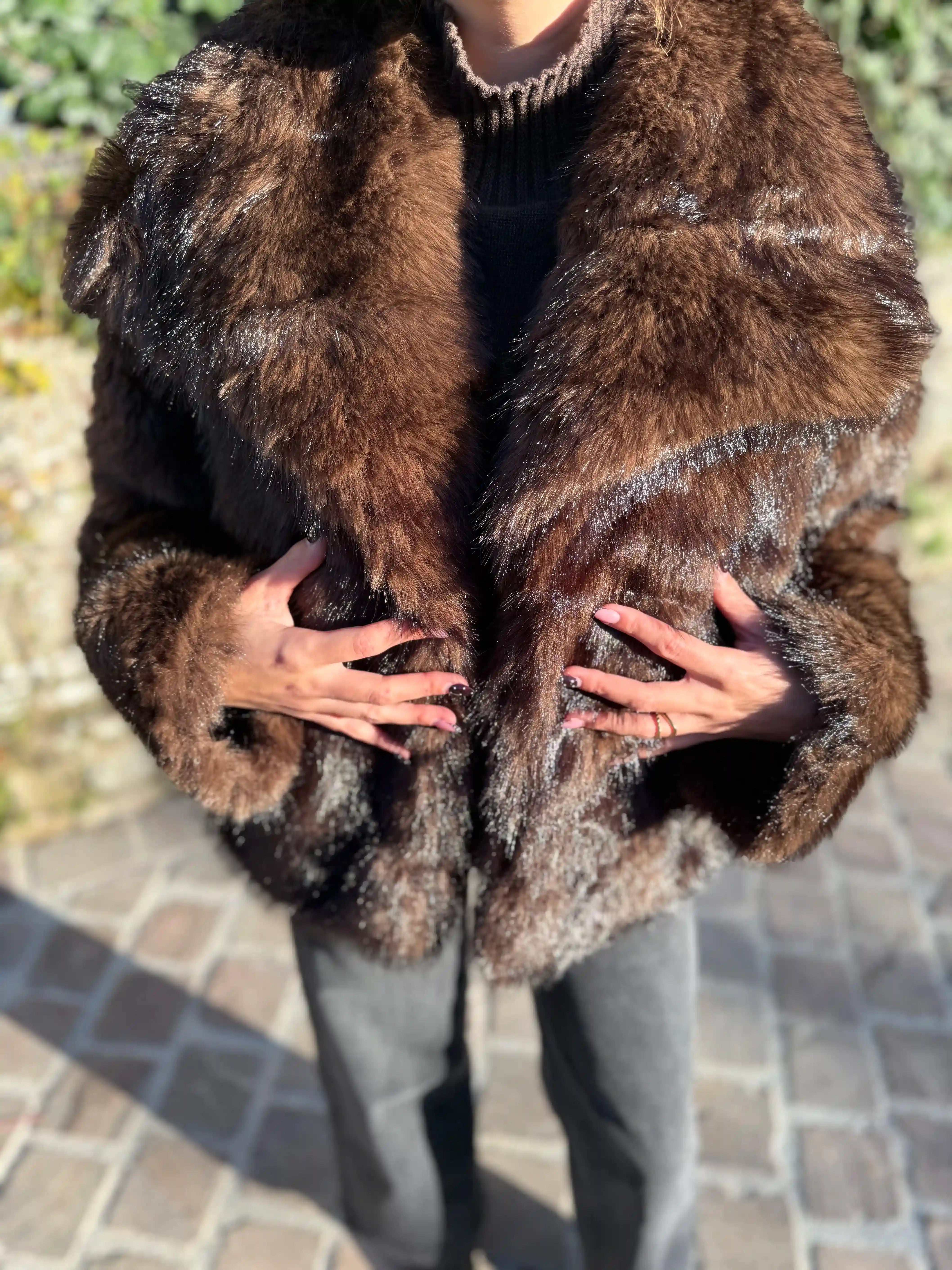 FOURRURE COSY CHOCOLAT