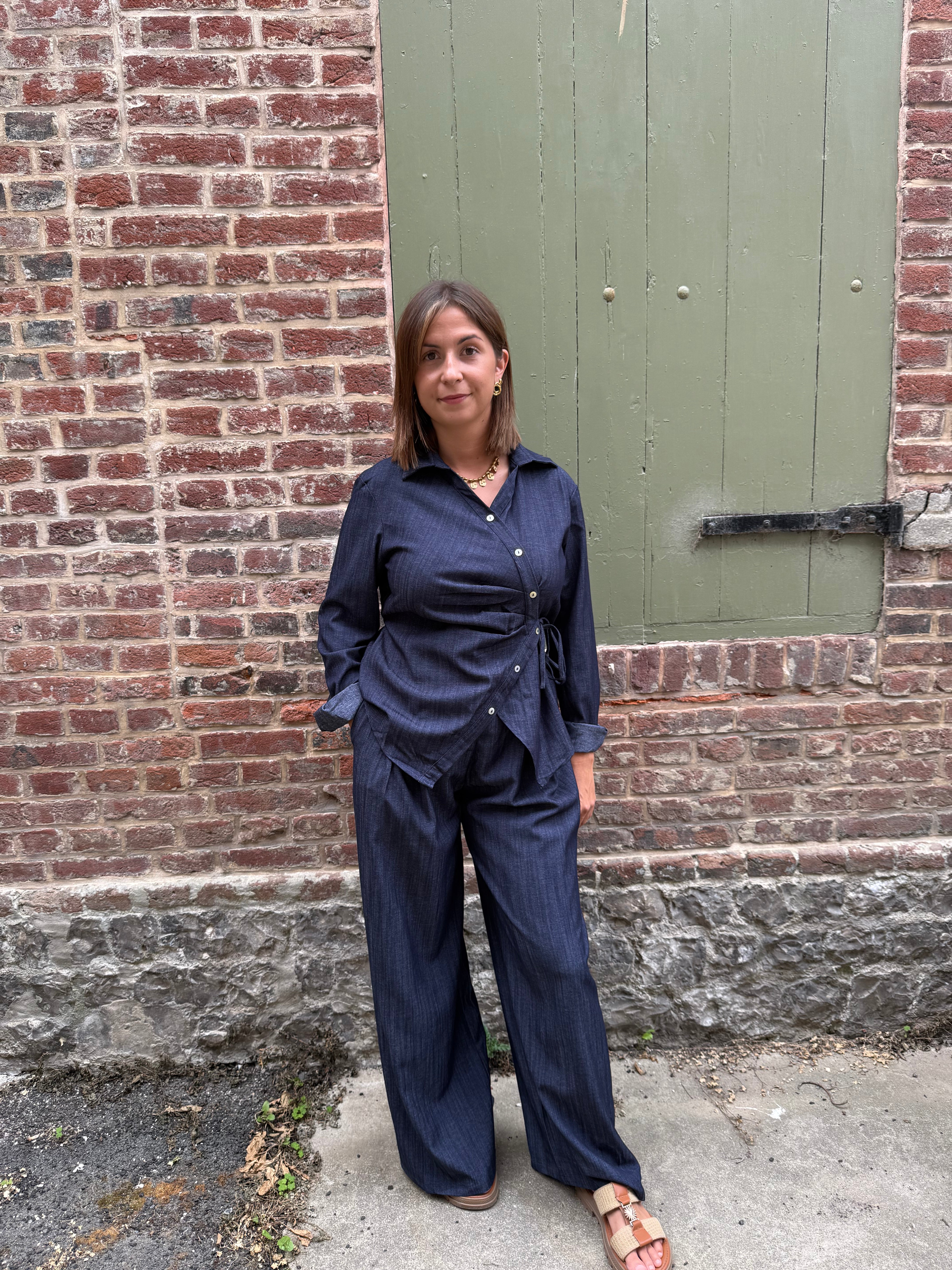 Ensemble ÉLOISE Chemise - bleu brut