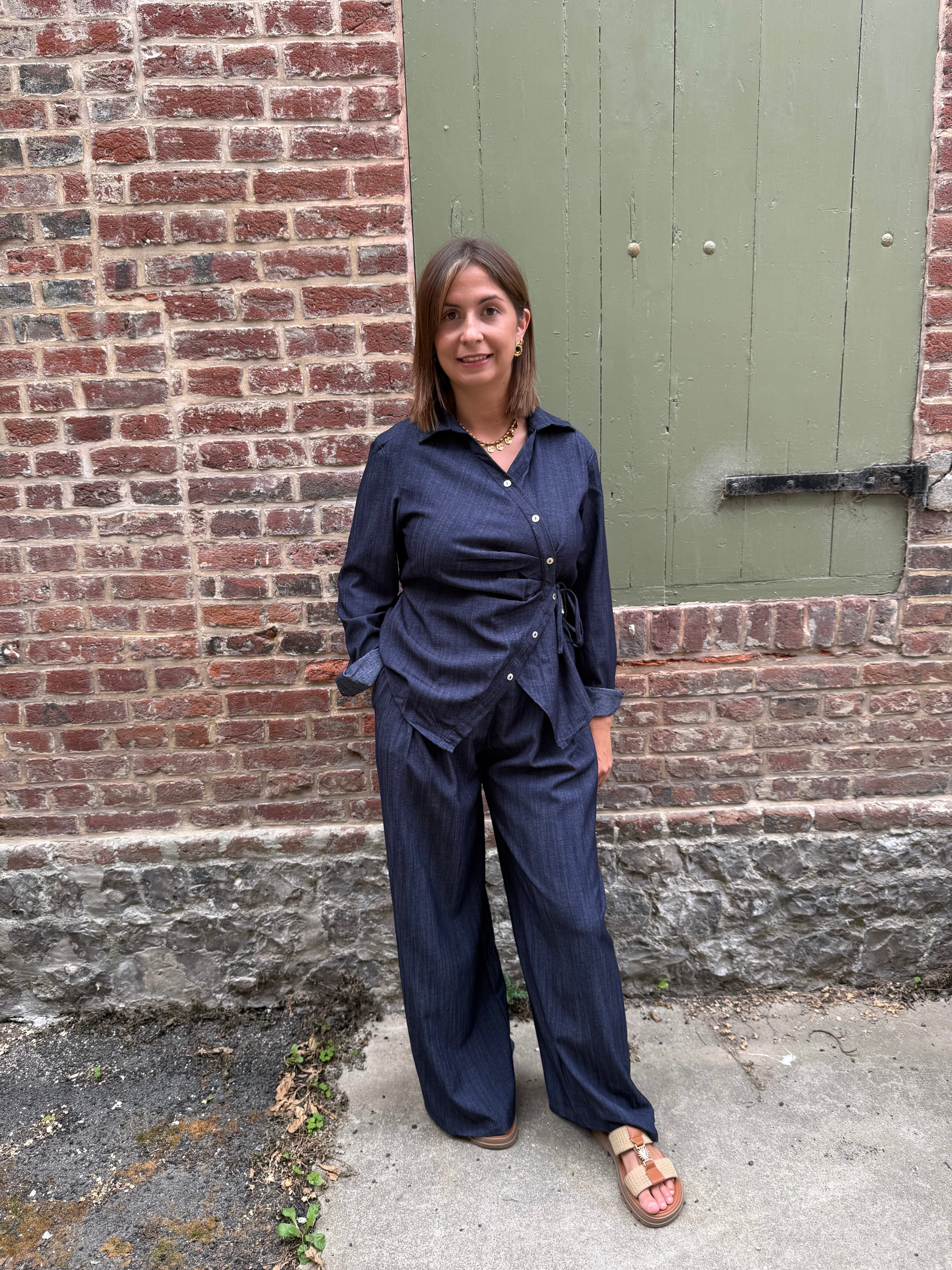 Ensemble ÉLOISE Pantalon - bleu brut