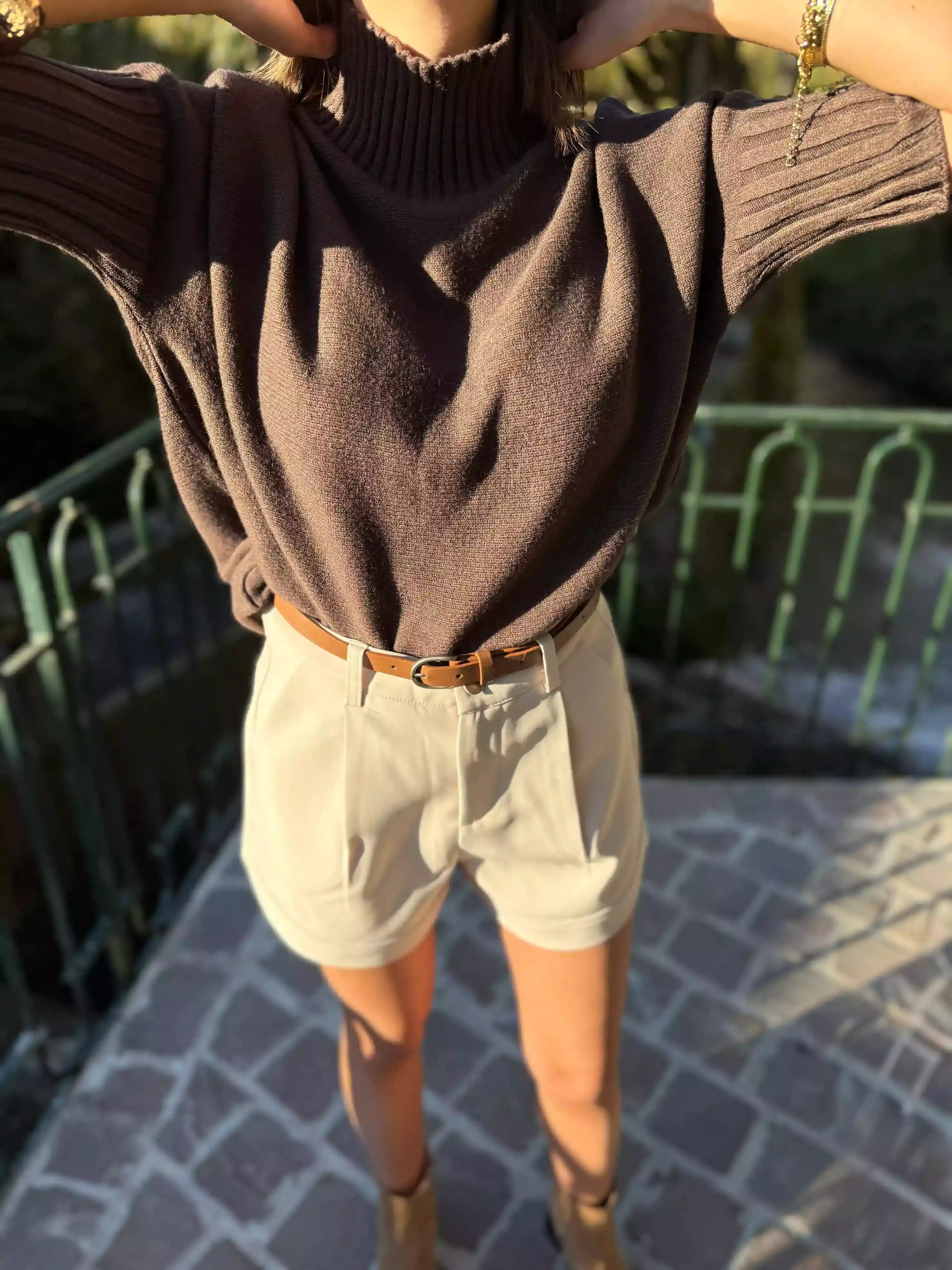 PULL LOUISE CHOCOLAT