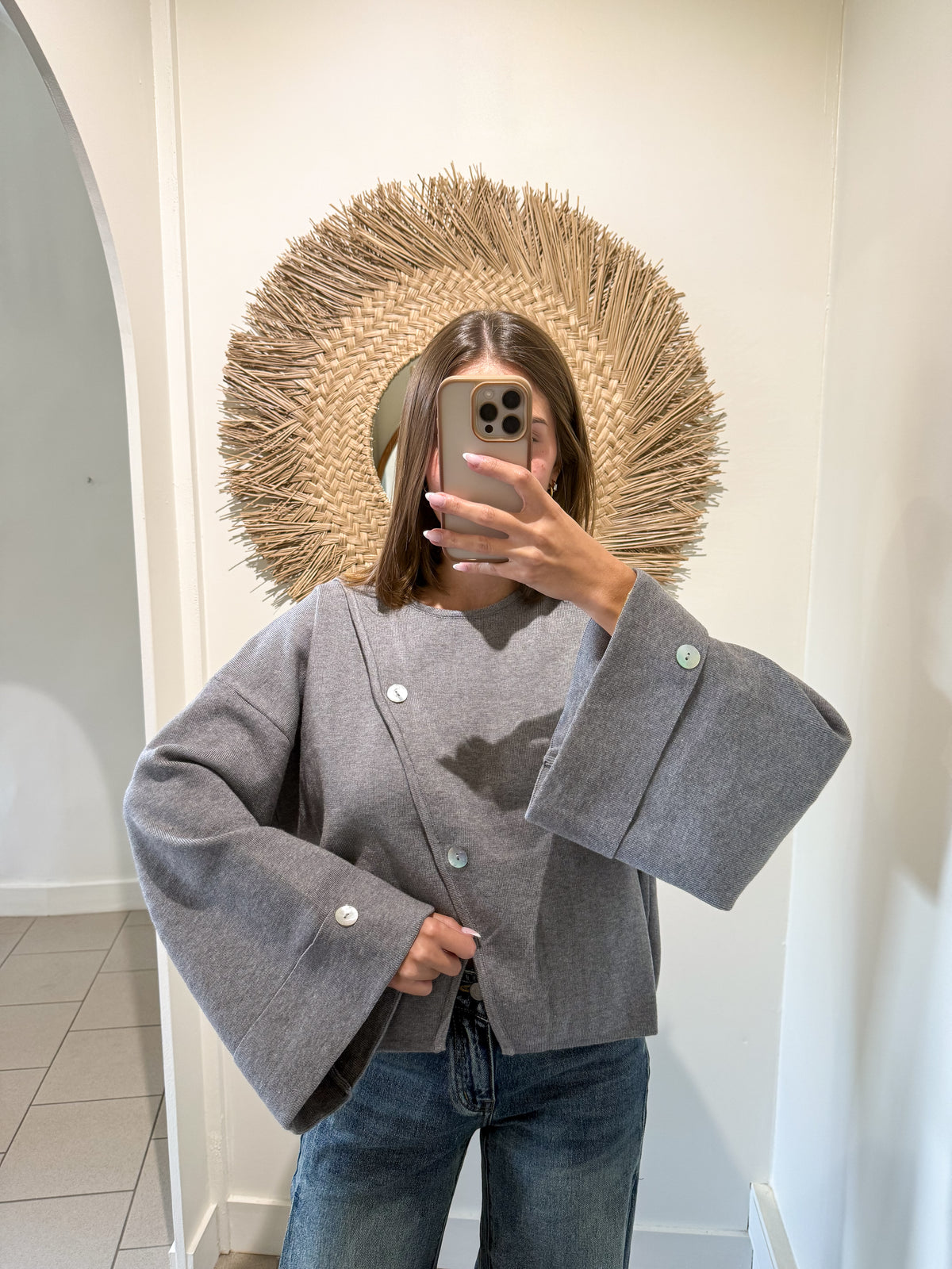 Gilet gris