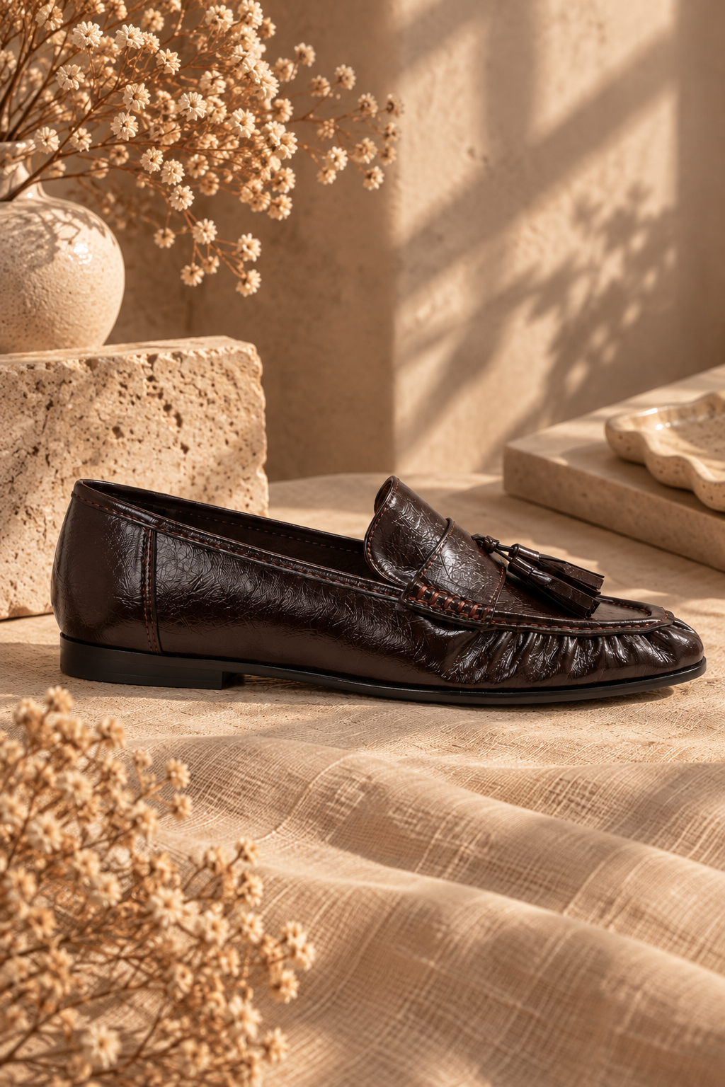 Mocassin marron
