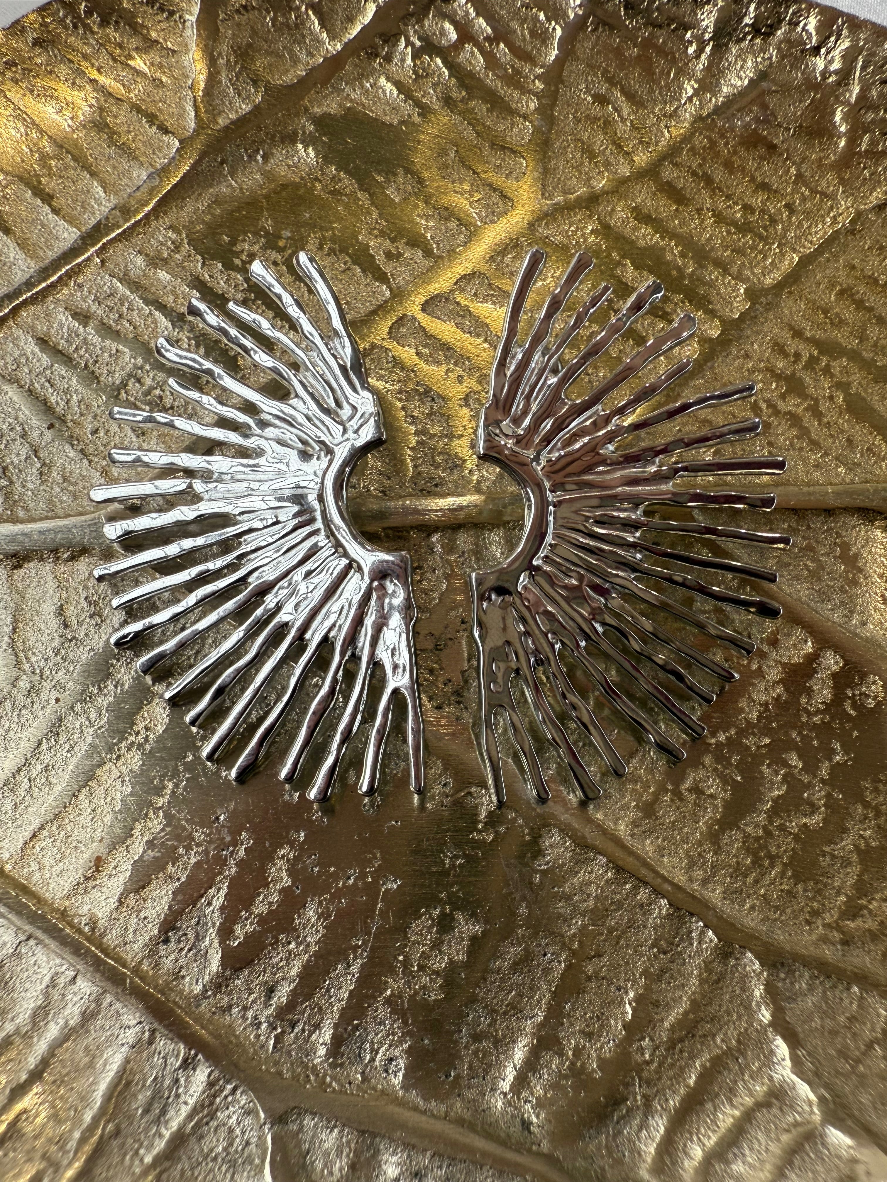 Boucles d’oreilles Soleil Argent